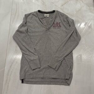 Delta Phi Epsilon Long Sleeve Henley